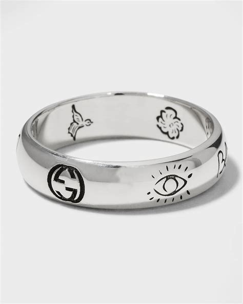 blind for love ring gucci|Gucci Sterling Silver Blind For Love Ring .